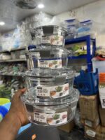Bols de conservation – Lot de 4 pièces (format rond)