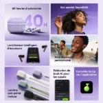 Oraimo SpaceBuds Lite OTW-324 – Écouteurs Véritablement Sans Fil (TWS) – Image 3